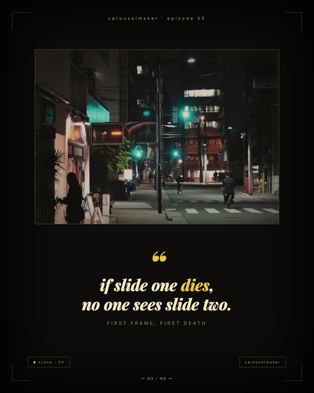 Cinematic Dark — Hooks preview