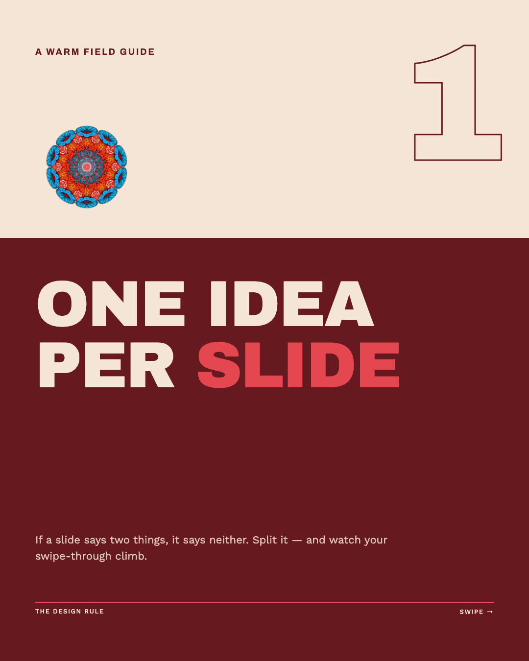 One Idea Per Slide preview