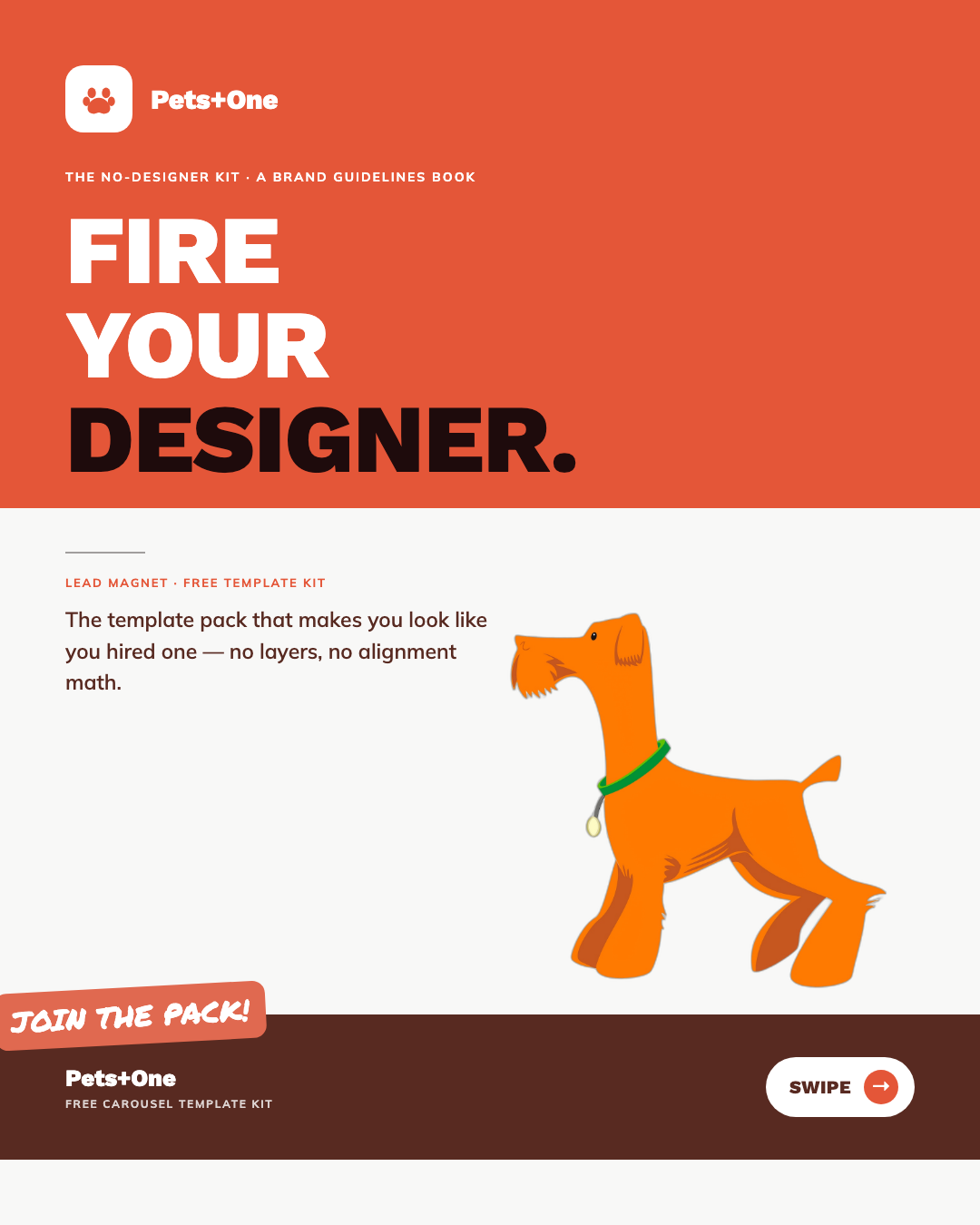 Fire Your Designer — The No-Designer Template Kit preview